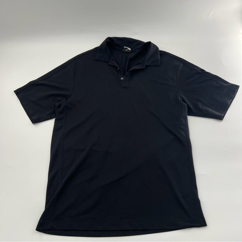 Nike Golf Dri Fit Black Polo Shirt Short Sleeve Men’s